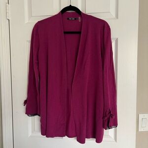 Nic & Zoe Petite M  Open front Sweater